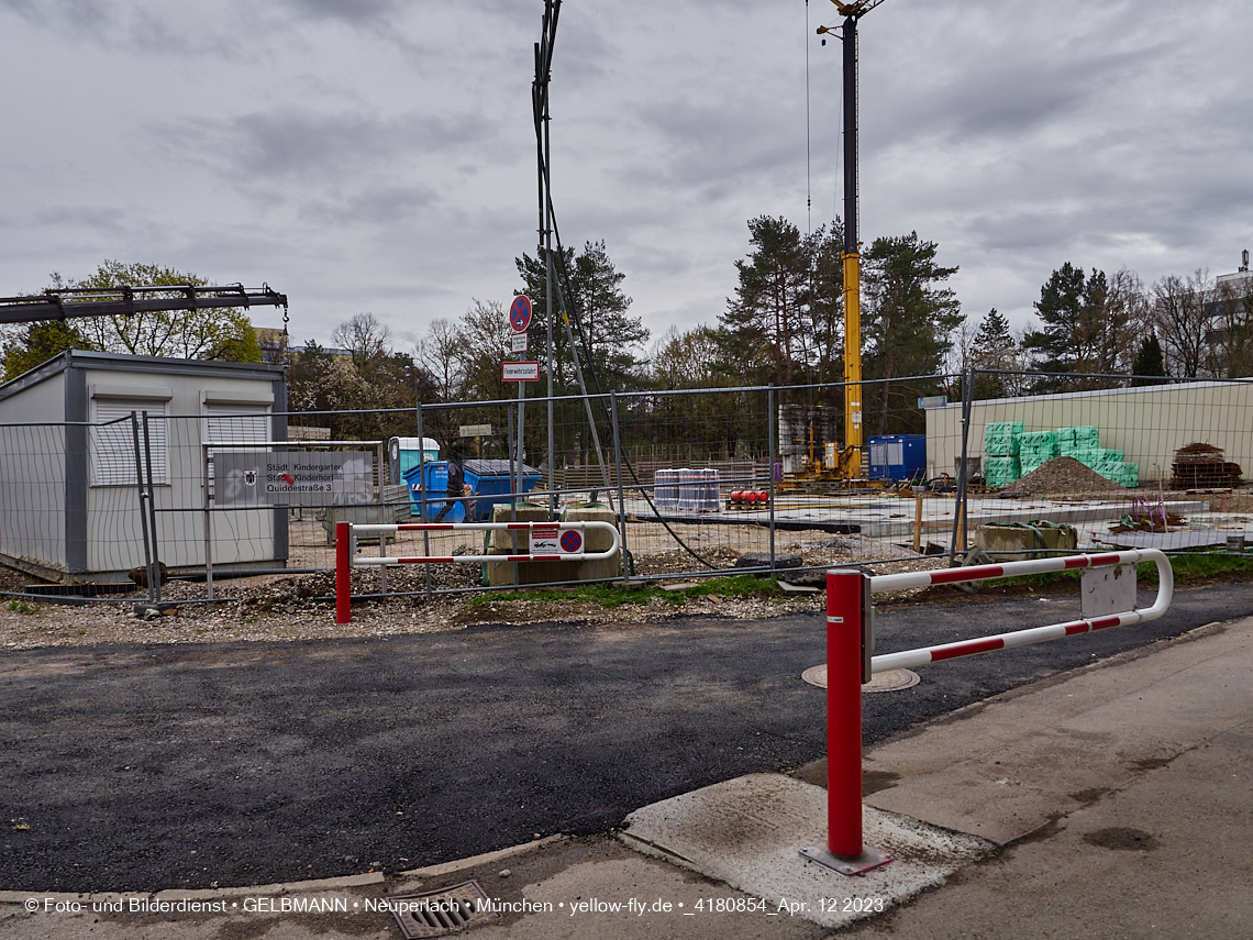 12.04.2023 - Baustelle Haus für Kinder in Neuperlach